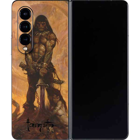 Frazetta Barbarian Galaxy Z Fold4 5G Skin